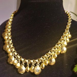 Original Fendi gold-plated Necklace